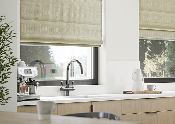 Nazca, Alabaster - Twist&Fit Roman Blind - Image 5